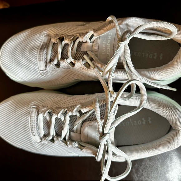 Under Armour Women’s Charged Gemini Running Shoes Size 10 • Mint Green & White - Picture 7 of 10